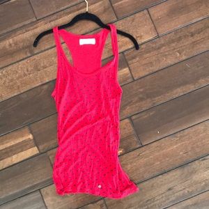 Abercrombie and Fitch red tank